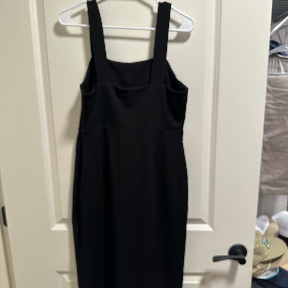 Petal & Pup Black Midi Dress with Wide Straps - Picture 2 of 3